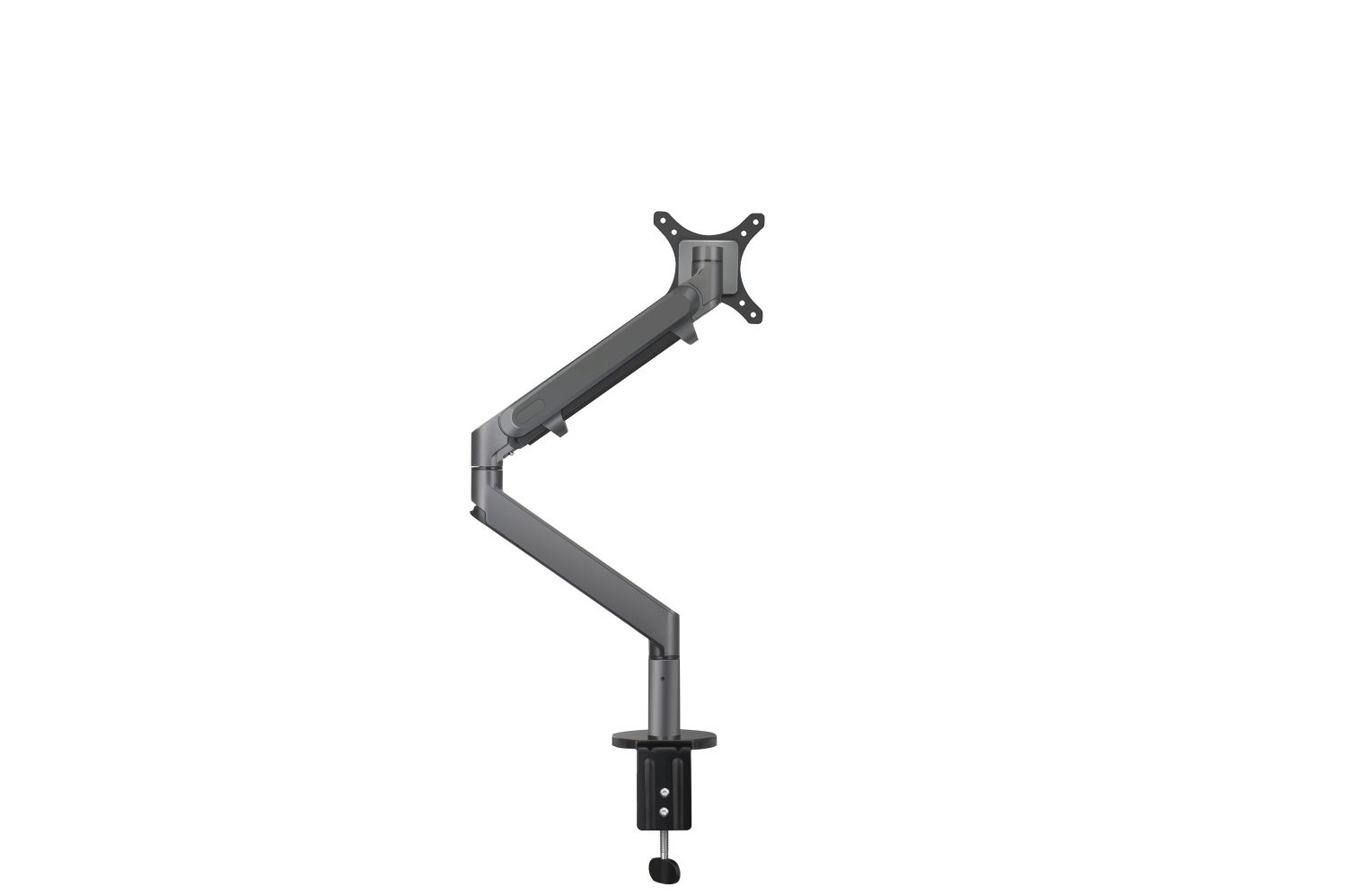 Monitorarm Ergofy Gasveer 19-27" zwart enkel